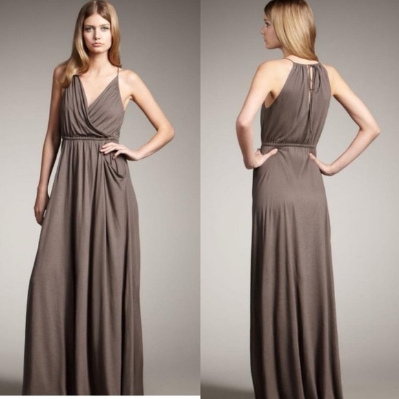 Theory: Athler Maxi Dress 100% Silk - Picture 5 of 9